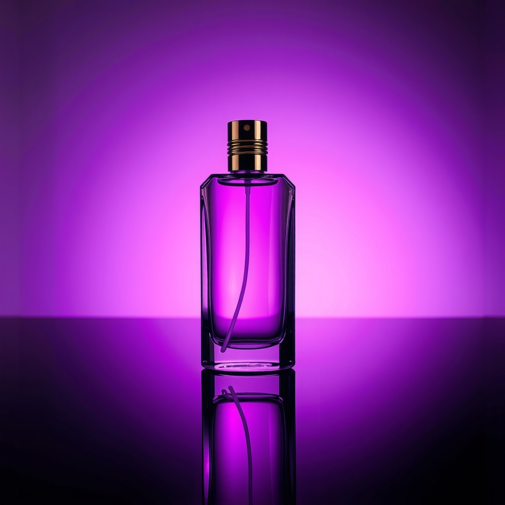Perfume bottle product photography